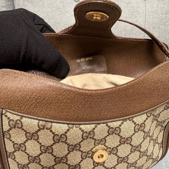 ✨GUCCI Sherry Line Beige Shoulder Bag Gold Hardware Leather | Authentic 1002056✨ - Picture 6 of 16